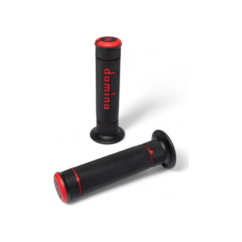 Manopole DOMINO Trial A240 - Nero/rosso cod. MN1594