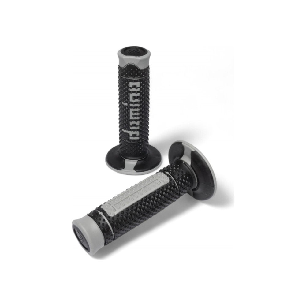 Manopole DOMINO off-road A260 - Nero/grigio cod. MN1649
