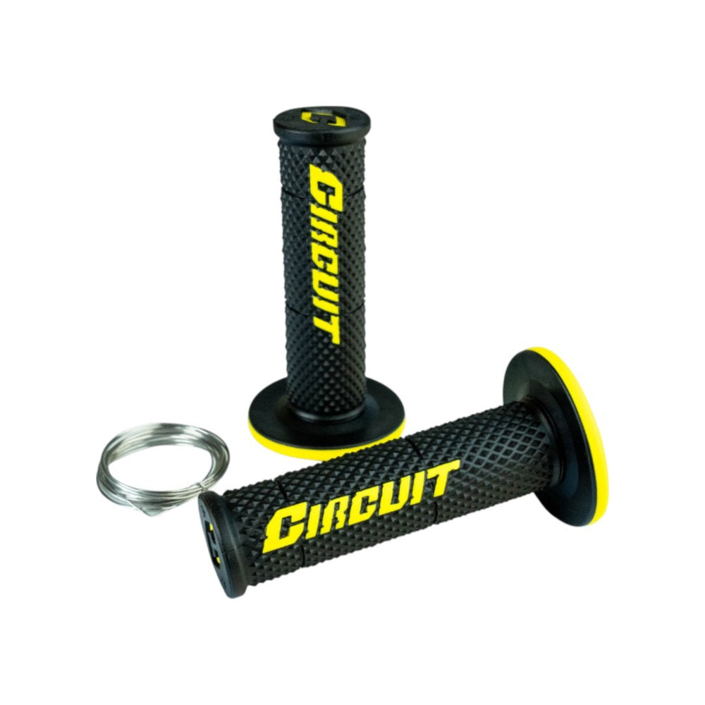 Manopole CIRCUIT V - Nero/giallo cod. MN1734