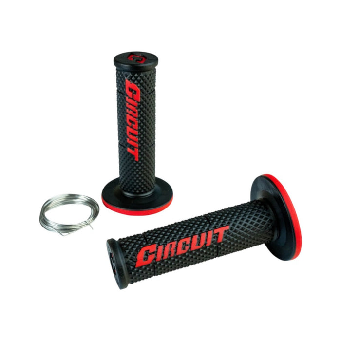 Manopole CIRCUIT V - Nero/rosso cod. MN1735