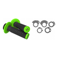 Manopole Lock-On SCOTT SXII con ghiere - Nero/verde per FANTIC, GAS GAS, HONDA, HUSQVARNA, KAWASAKI, KTM, SHERCO, SUZUKI, TM, TRIUMPH cod. MNL1638