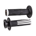 Manopole Lock-ON ODI V2 Emig Pro - Nero/bianco per BETA, FANTIC, GAS GAS, HONDA, HUSABERG, HUSQVARNA, KAWASAKI, KTM, SUZUKI, TM ecc. cod. MNL1708NB