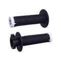 Manopole Lock-ON ODI V2 nomad - Nero/bianco per BETA, FANTIC, GAS GAS, HONDA, HUSABERG, HUSQVARNA, KAWASAKI, KTM, SUZUKI, TM, TRIUMPH cod. MNL1709NB