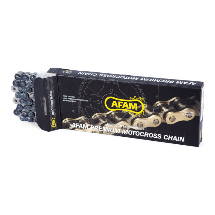 Catena AFAM 520 MX6 - 118 maglie - Nero/cromato cod. A520MX6118K