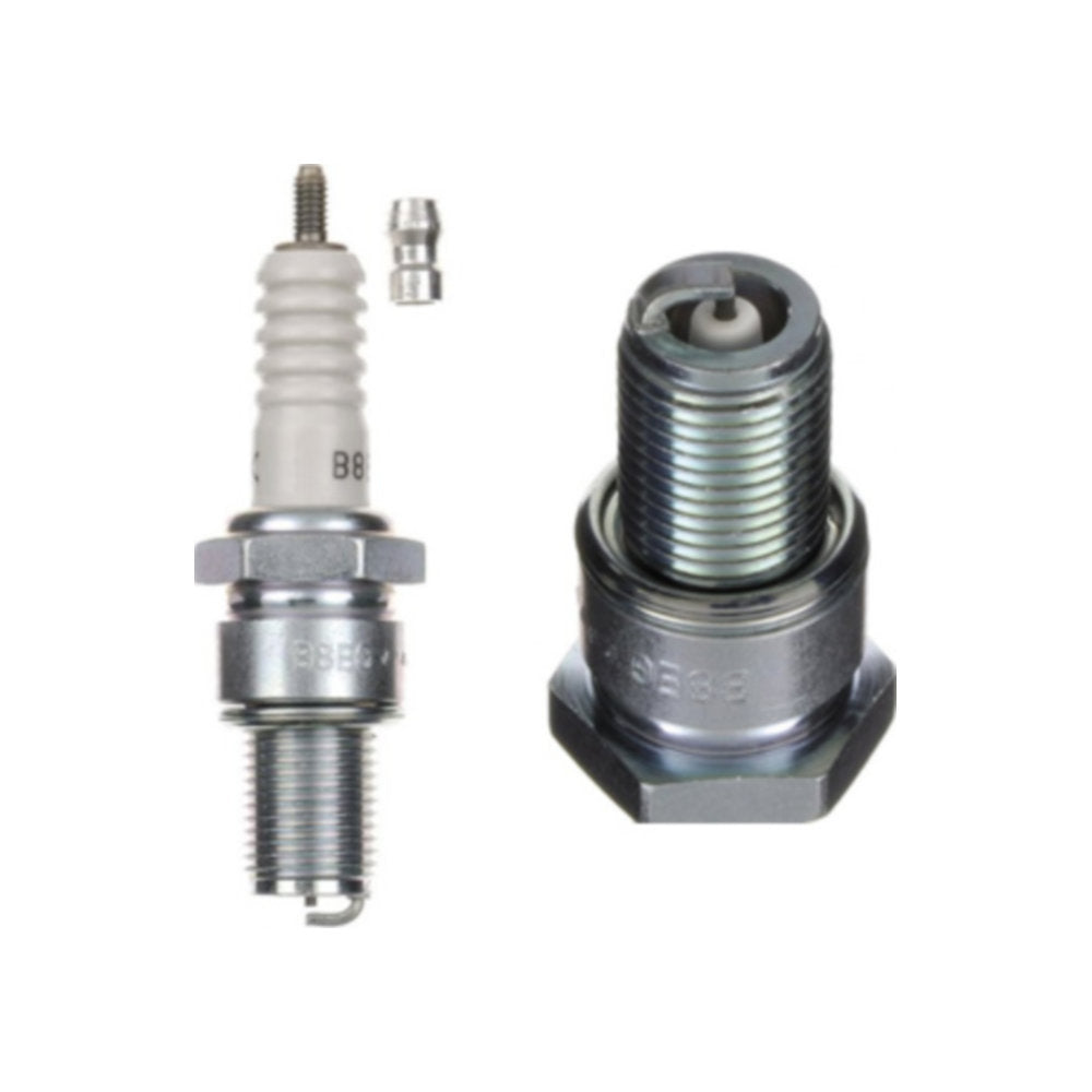 Candela NGK B8EG  (4 pezzi per scatola) per GAS GAS, HUSQVARNA, YAMAHA cod. NGKB8EG