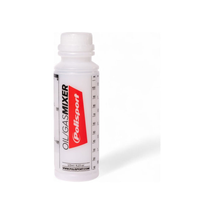 Misurino contenitore POLISPORT con scala graduata e tappo di chiusura ermetico - 125cc cod. P8152600001