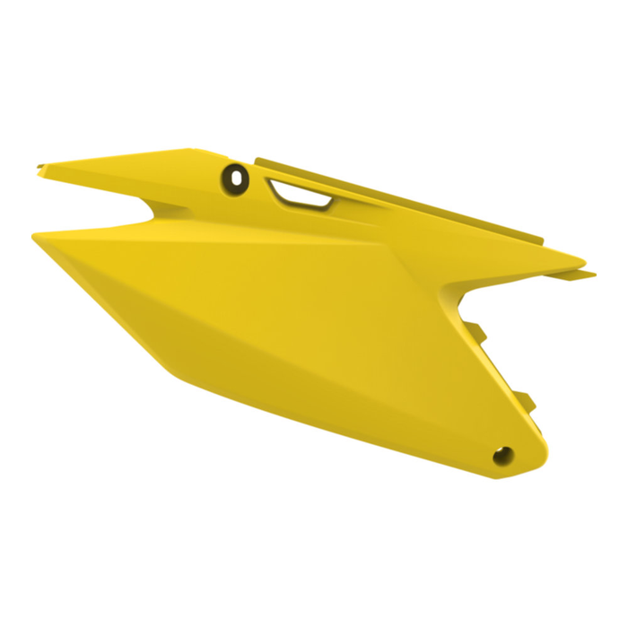 Portanumeri laterali giallo rm01 per kit restyling RM per SUZUKI cod. P8423600004