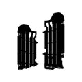 Griglie radiatori RMZ 450 nero per SUZUKI cod. P8464800001
