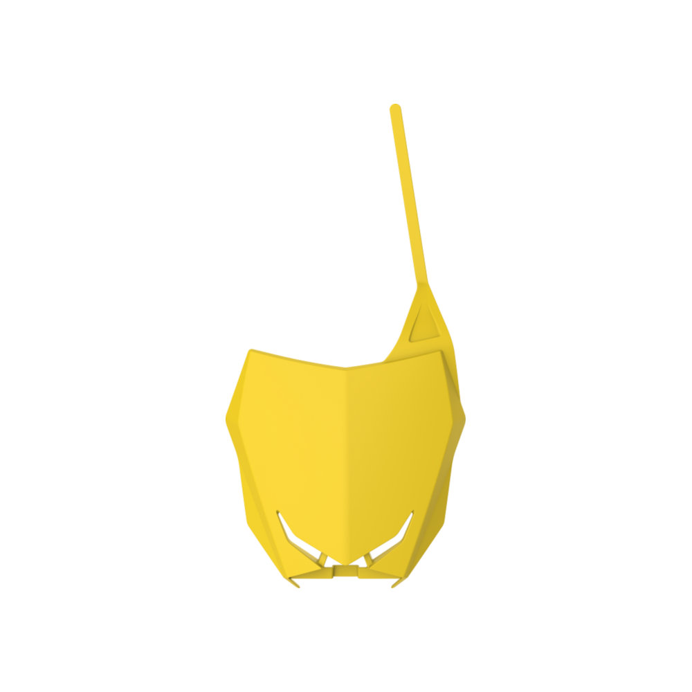 Tabella portanumero giallo rm01 per kit restyling RM per SUZUKI cod. P8666600004