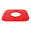 Pianale in gomma con clips di montaggio per POLISPORT Track Stand - Rosso cod. P8985900003