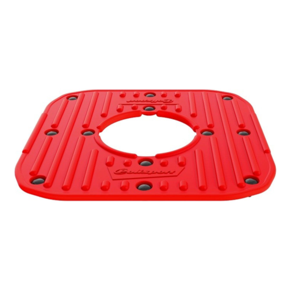 Pianale in gomma con clips di montaggio per POLISPORT Track Stand - Rosso cod. P8985900003