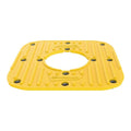 Pianale in gomma con clips di montaggio per POLISPORT Track Stand - Giallo cod. P8985900005