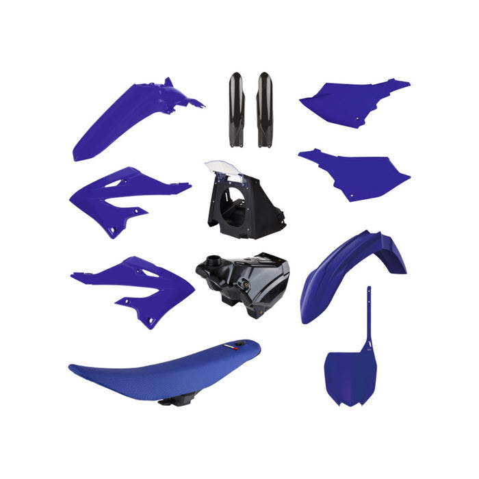 Kit restyling completo con sella e serbatoio YZ 125/250 02-21 Blu yam98 per YAMAHA cod. P91571