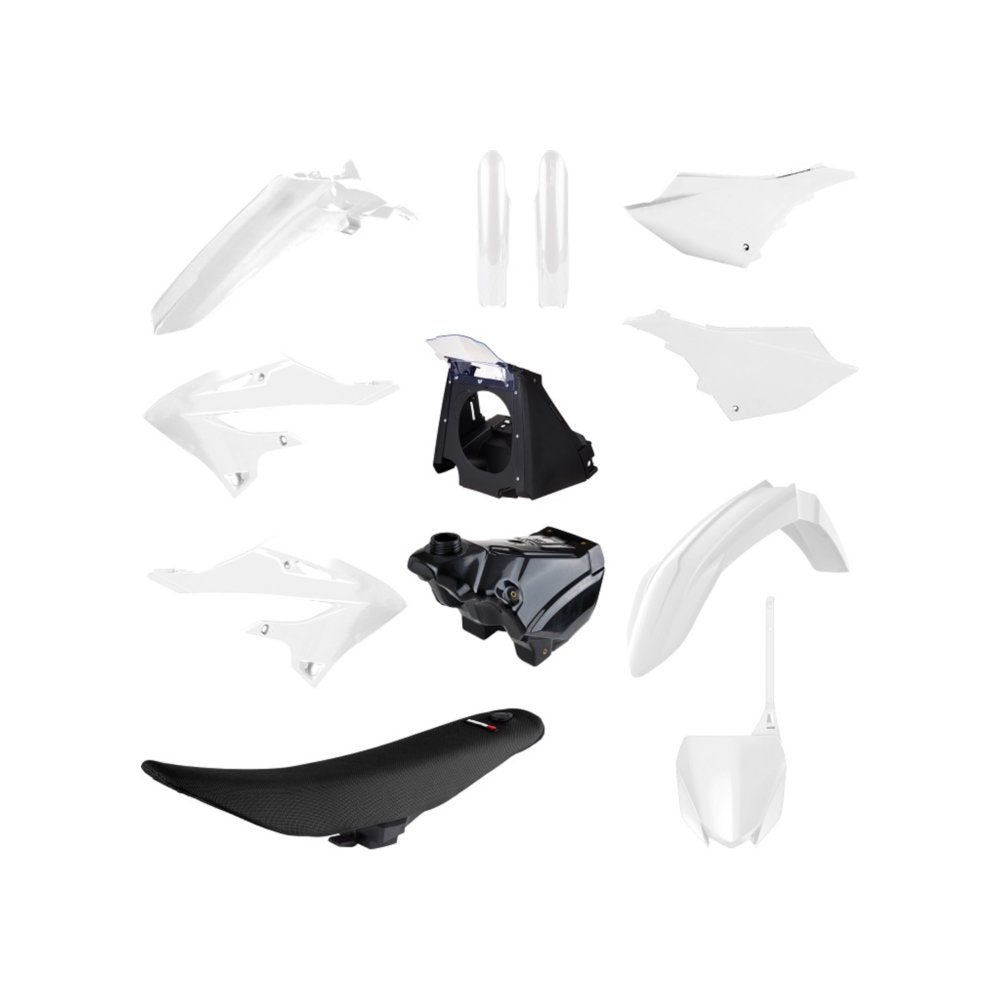 Kit restyling completo con sella e serbatoio YZ 125/250 02-21 Bianco per YAMAHA cod. P91572
