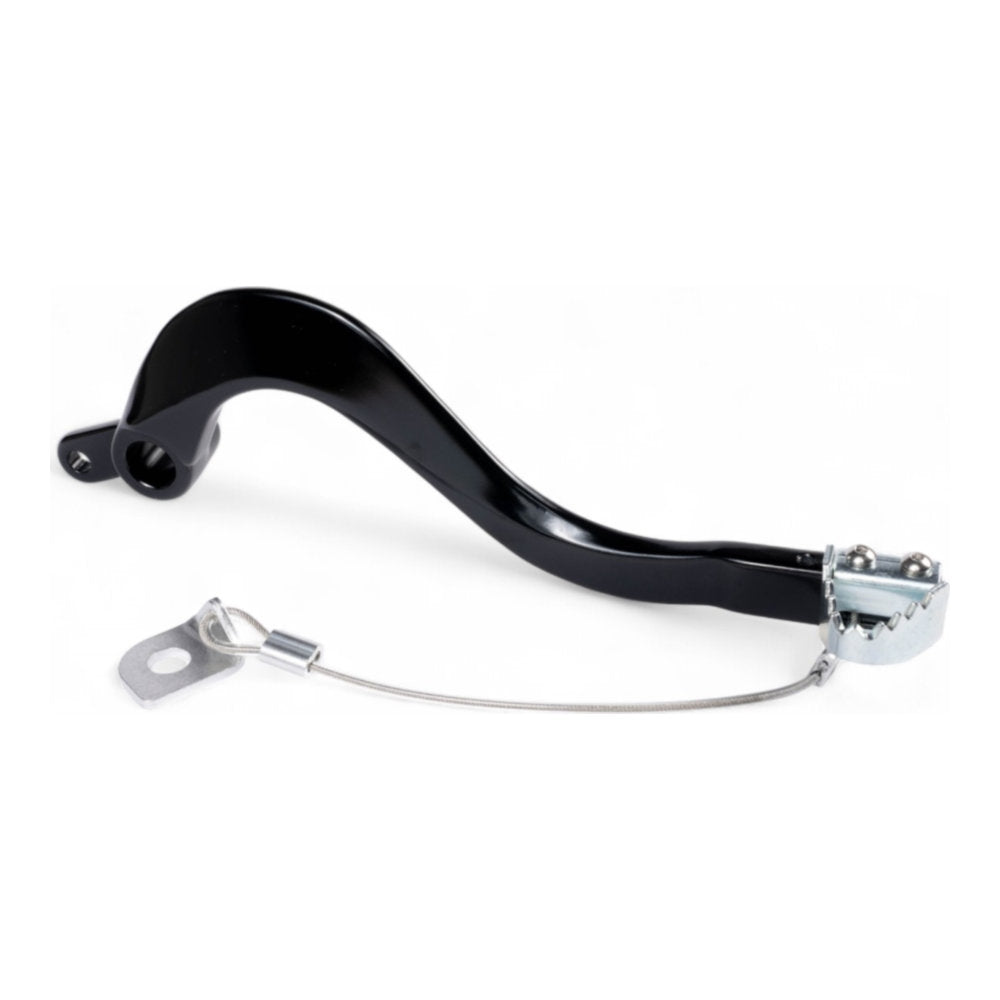 Pedale freno forgiato con puntale in acciaio KX 250 F 06-20 nero per KAWASAKI cod. PDF003N