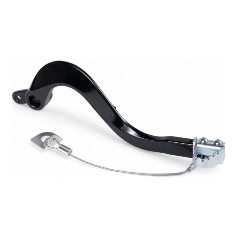 Pedale freno forgiato con puntale in acciaio KX 250/450 F nero per KAWASAKI cod. PDF004N