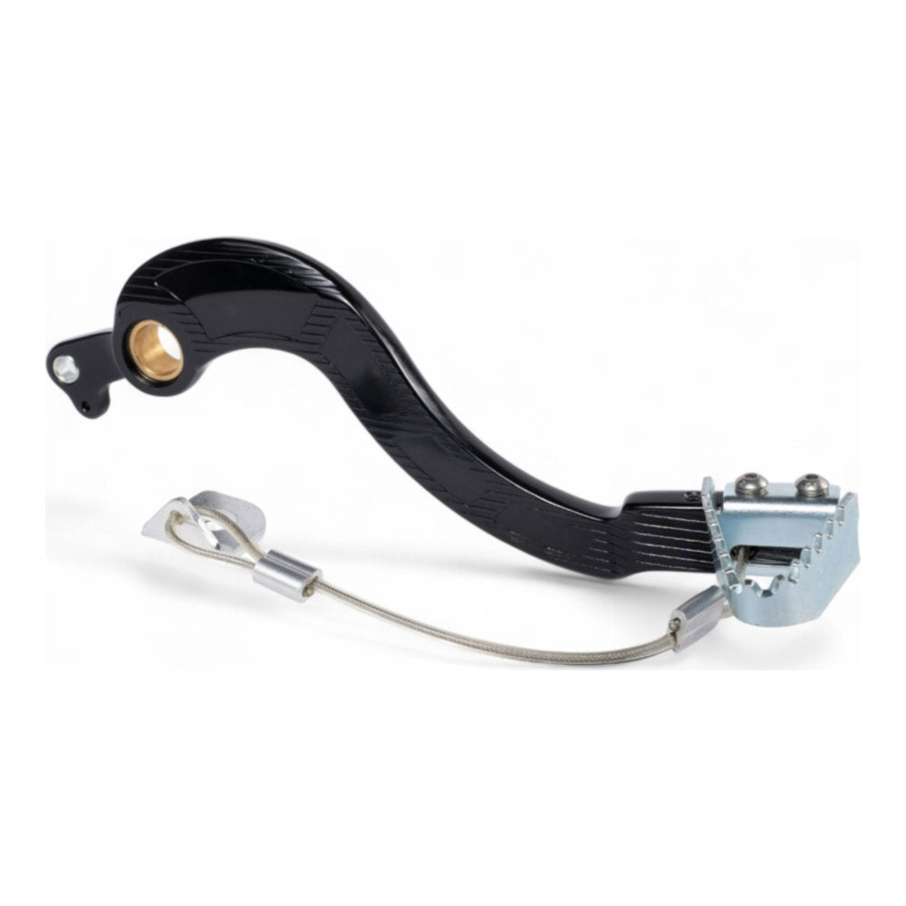 Pedale freno forgiato con puntale in acciaio CRF 250 R 04-09 nero per HONDA cod. PDF008N