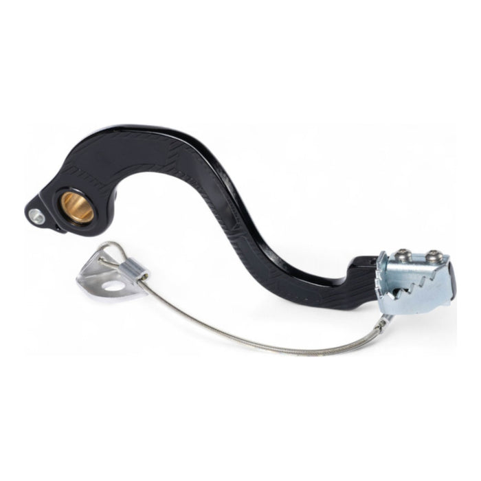 Pedale freno forgiato con puntale in acciaio CRF 150 R nero per HONDA cod. PDF017N