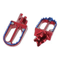 Pedane poggiapiedi in alluminio con denti in titanio per HONDA cod. PER01R