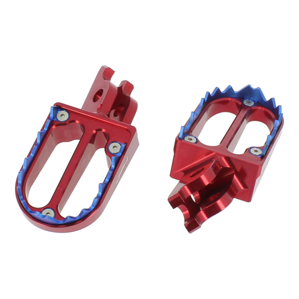 Pedane poggiapiedi in alluminio con denti in titanio per HONDA cod. PER01R