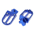 Pedane poggiapiedi in alluminio con denti in titanio per HONDA, KAWASAKI, SUZUKI, YAMAHA cod. PER03B