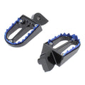 Pedane poggiapiedi in alluminio con denti in titanio - Nero per FANTIC, GAS GAS, HONDA, KAWASAKI, SUZUKI, YAMAHA cod. PER03N