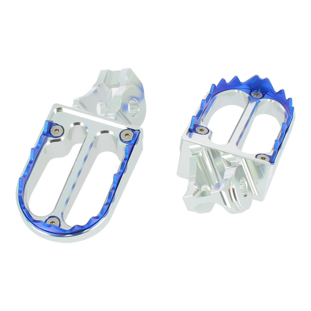 Pedane poggiapiedi in alluminio con denti in titanio per GAS GAS, HUSQVARNA, KTM cod. PER06