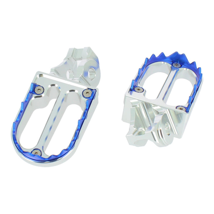 Pedane poggiapiedi in alluminio con denti in titanio per GAS GAS, HUSQVARNA, KTM cod. PER06