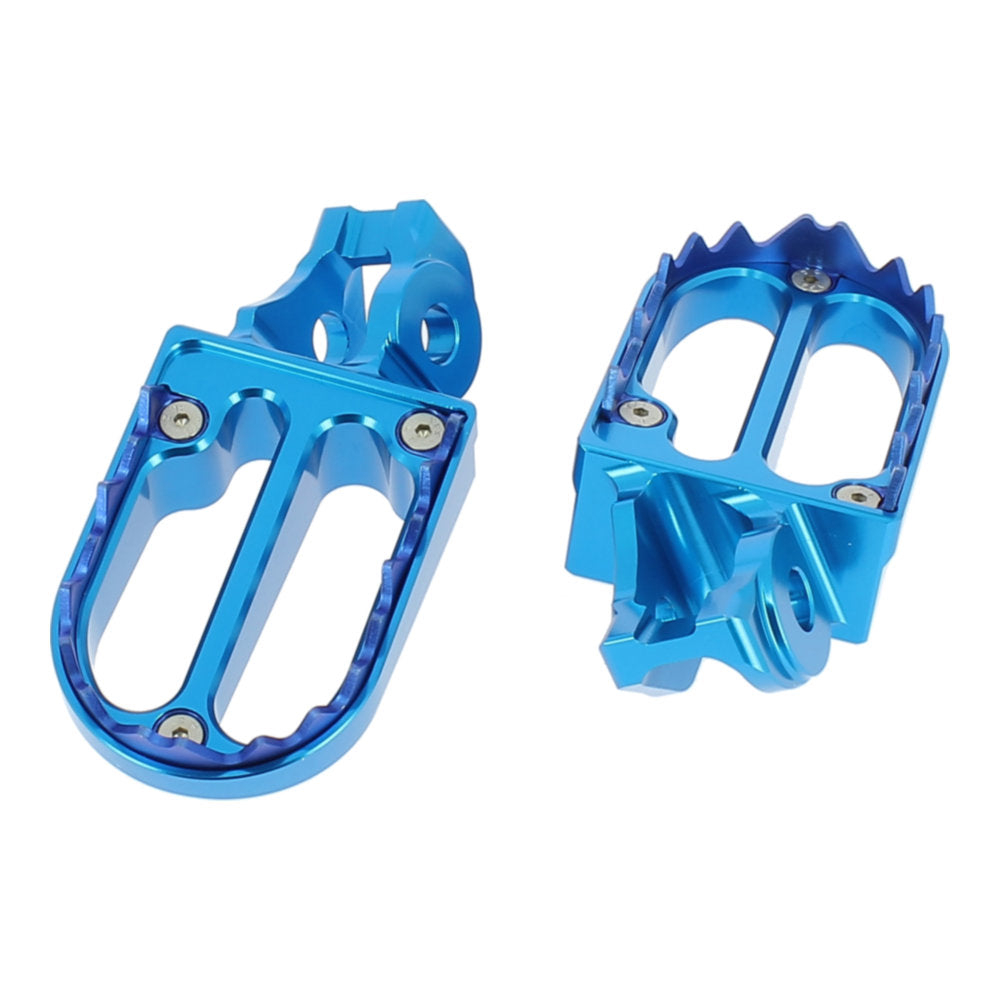 Pedane poggiapiedi in alluminio con denti in titanio per HUSQVARNA cod. PER06C