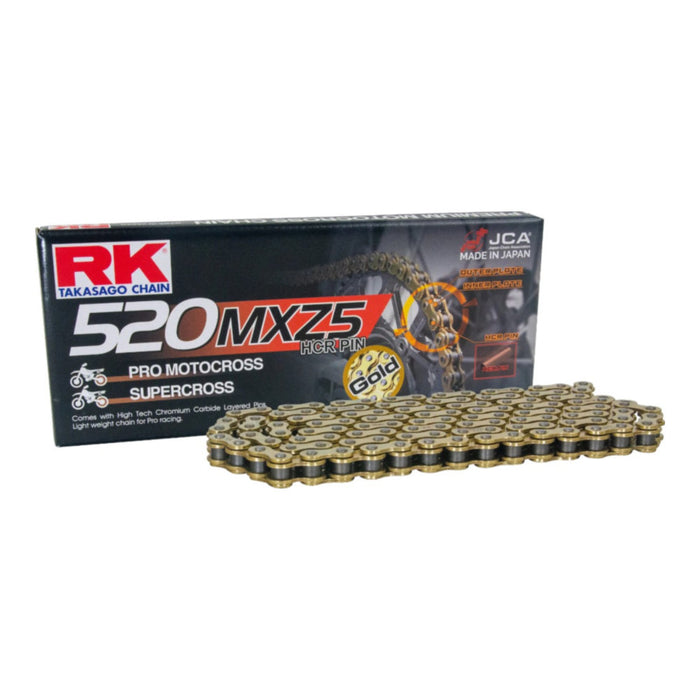 Catena RK 520 MXZ5 - 120 maglie - Oro cod. RK520MXZ5120G