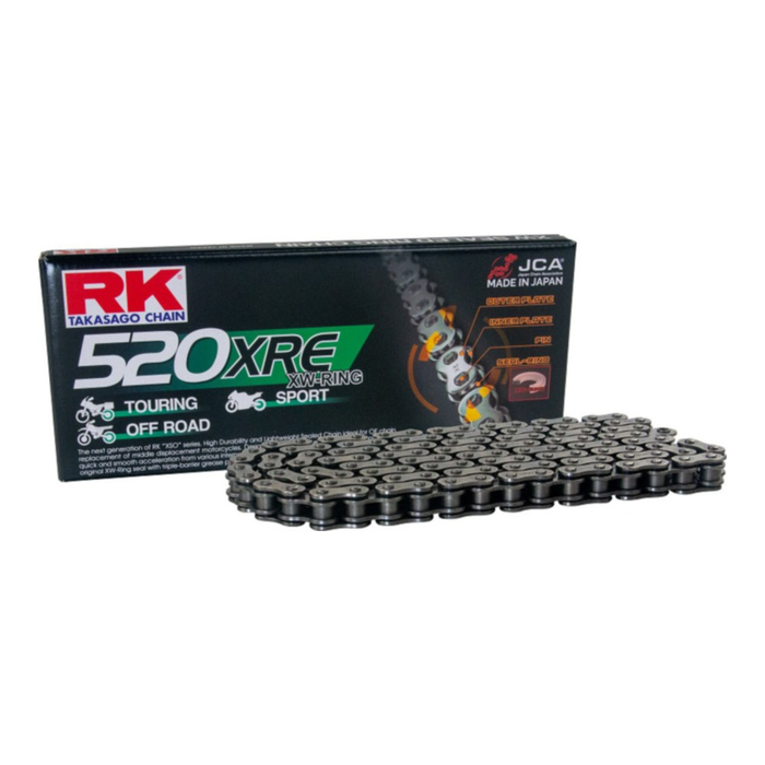 Catena RK 520 XRE - 120 maglie - Nero - con XW-ring cod. RK520XRE120N