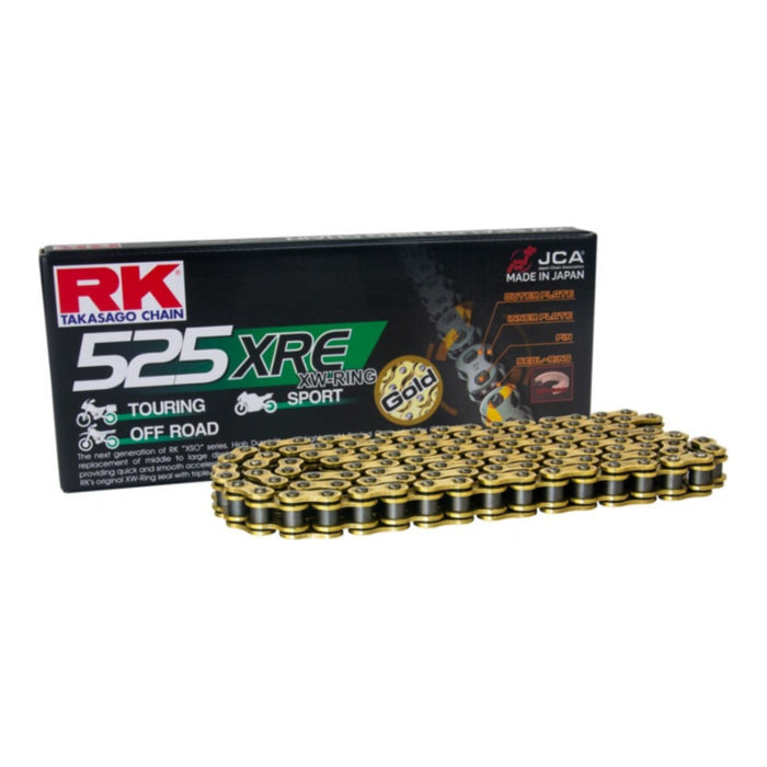 Catena RK 525 XRE - 120 maglie - Oro - con XW-ring cod. RK525XRE120G