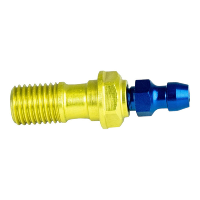 Vite corta forata con spurgo M10x1,25 in lega leggera cod. RTF021