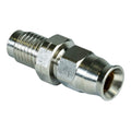Raccordo maschio fisso diritto M10x1,25 in metallo cod. RTF035