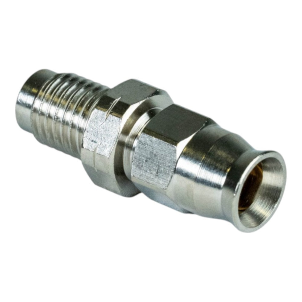 Raccordo maschio fisso diritto M10x1,25 in metallo cod. RTF035