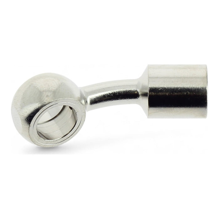 Riduzione occhiello 25° femmina M10x1 in metallo cod. RTF055