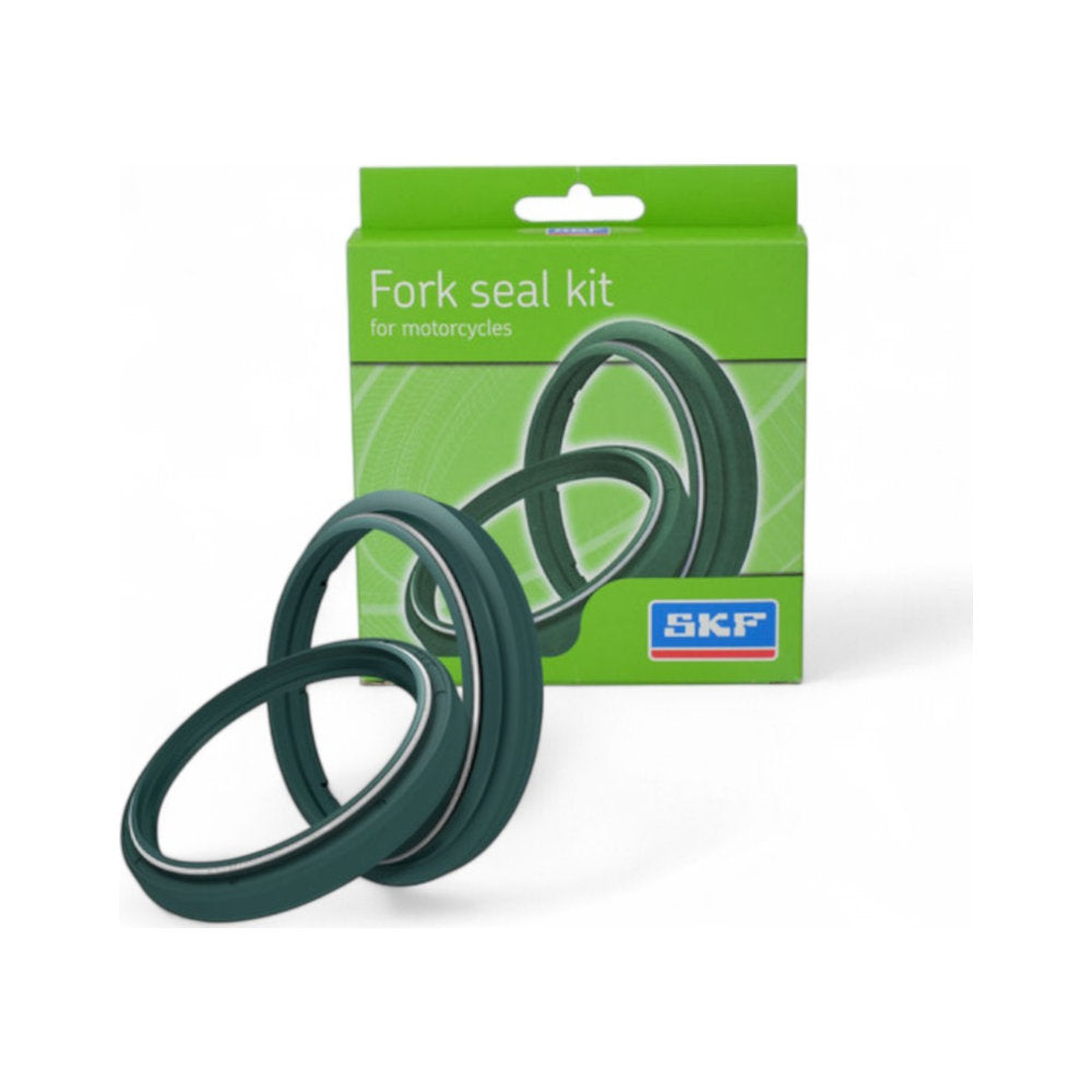 Kit paraolio e parapolvere verdi SKF per forcelle KYB 48mm per HONDA, KAWASAKI, SUZUKI cod. SKF48KPSF