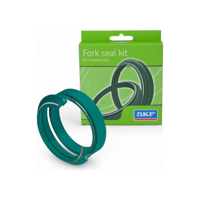 Kit paraolio e parapolvere verdi doppio labbro SKF per forcelle SHOWA 48mm per HONDA, KAWASAKI, SUZUKI cod. SKF48S.HD