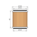 Filtro olio TWIN AIR per FANTIC, YAMAHA cod. TW140017