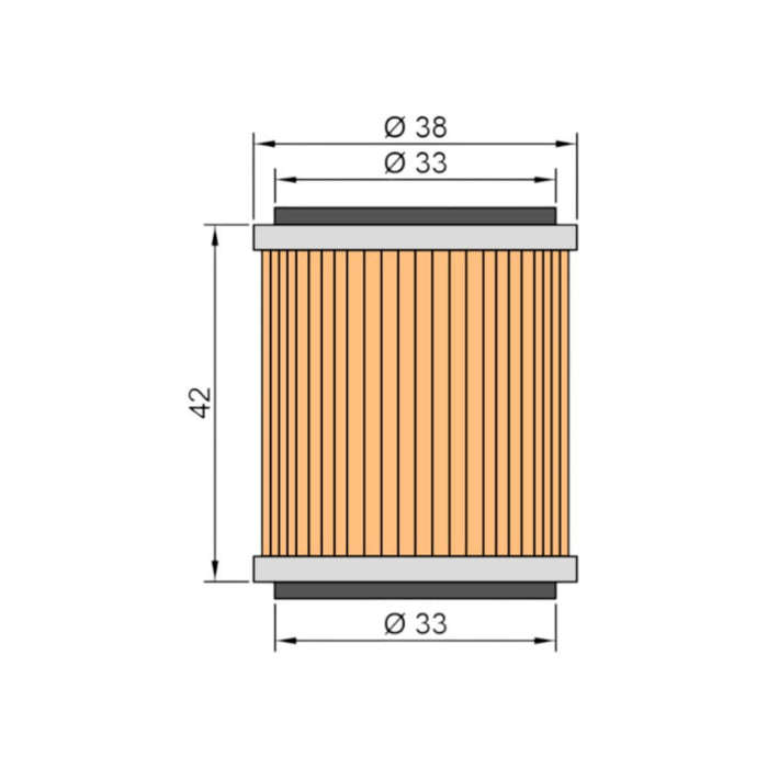 Filtro olio TWIN AIR per FANTIC, YAMAHA cod. TW140017