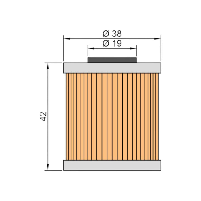 Filtro olio TWIN AIR per BETA, KAWASAKI, SUZUKI cod. TW140018