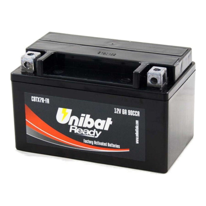Batteria UNIBAT Ready CBTX7A-FA  /  YTX7A-BS per APRILIA, KYMCO, SUZUKI, YAMAHA cod. UB003RD