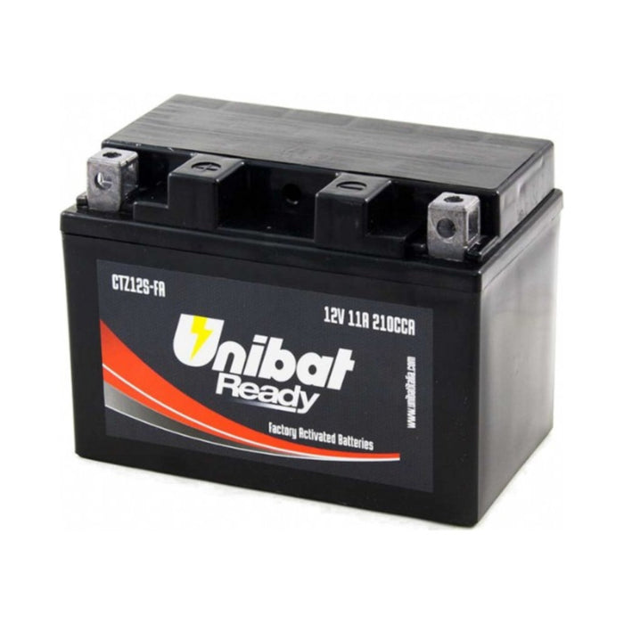 Batteria UNIBAT Ready CTZ12S -FA  /  YTZ12-S per HONDA, YAMAHA cod. UB014RD