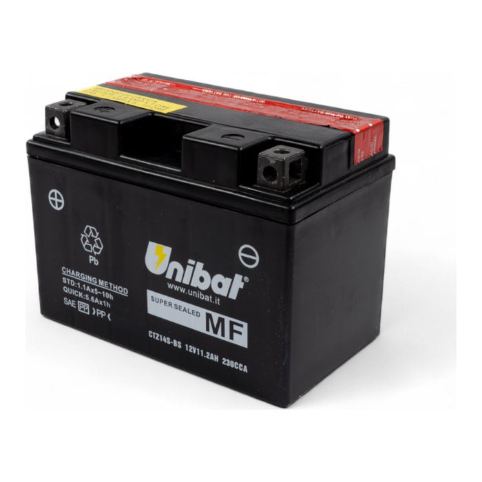 Batteria UNIBAT MF CTZ14S-BS  /  YTZ14-S per BENELLI, BMW, HONDA, KAWASAKI, KTM, YAMAHA cod. UB015MF