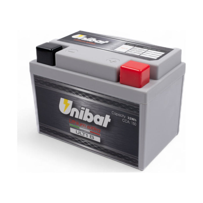 Batteria UNIBAT Lithium Extra per APRILIA, BETA, BMW, DERBI, FANTIC, GAS GAS, GILERA, HONDA, HUSABERG, HUSQVARNA, KAWASAKI, KTM, KYMCO cod. UB601LI