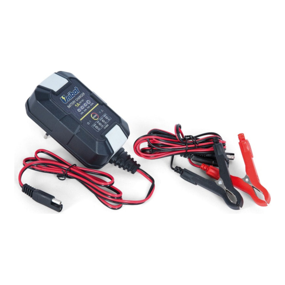 Carica batterie/mantenitore di carica per batterie al litio e al piombo da 6 o da 12V cod. UB810