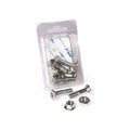 Viti per corona a testa conica M8 x 30mm (sottotesta) e dado (6 pezzi) cod. VT2100