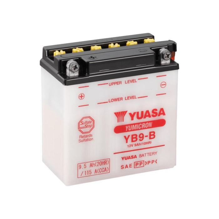 Batteria YUASA YB9-B  /  CB9B-SM per APRILIA, CAGIVA, GILERA, MALAGUTI, PIAGGIO cod. YU0935