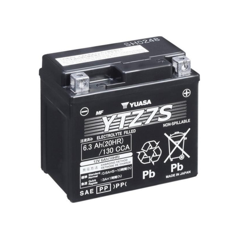 Batteria YUASA YTZ7S  /  CTZ7S-BS per GAS GAS, HONDA, HUSABERG, HUSQVARNA, KAWASAKI cod. YU5007