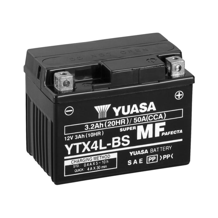 Batteria YUASA YTX4L-BS  / CBTX4L-BS per GILERA, HUSABERG, HUSQVARNA, KTM, KYMCO, PIAGGIO, SUZUKI, YAMAHA cod. YU5039